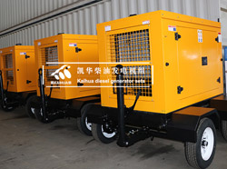 某一長期合作的公司采購我司370臺靜音發電機組